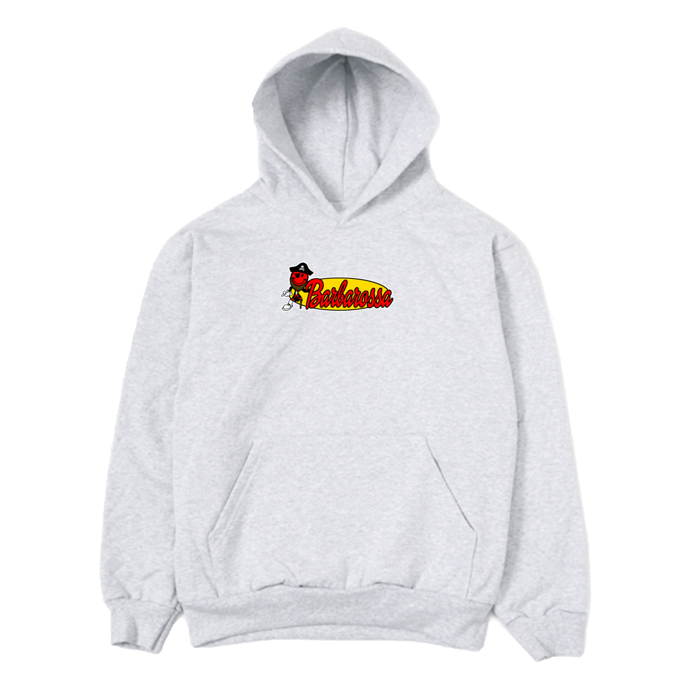 Barbarossa Industries Hooded Sweatshirt Ash Grey