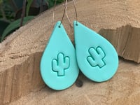 Image 1 of Large cactus teardrops 