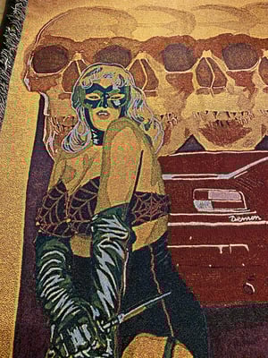 Image of The Demon Woven Blanket PREORDER