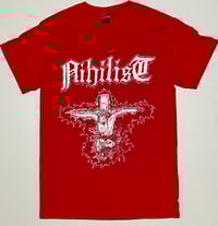 Nihilist "Radiation Sickness" Red T shirt
