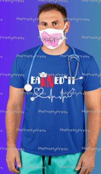 Image 2 of Graduation Tshirt - Registered Nurse -eaRNed It! 