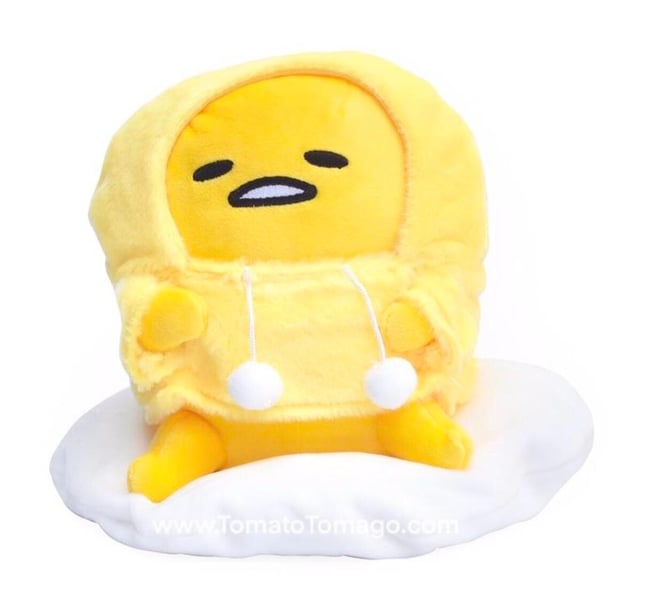 Gudetama Hoodie Plushie