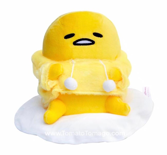 Gudetama Hoodie Plushie