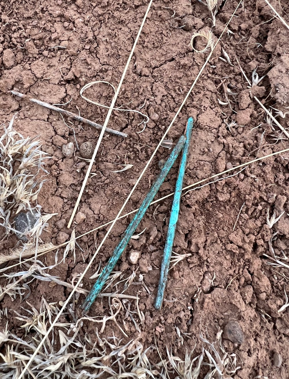 Image of Copper Stick Studs