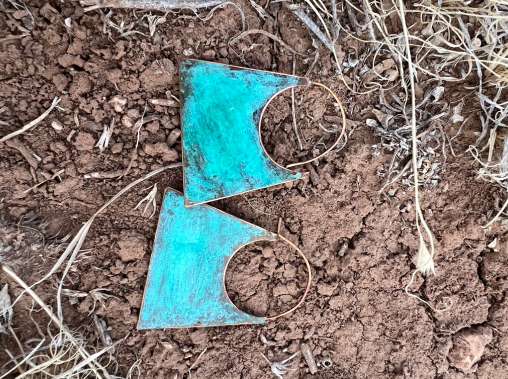 Image of Cantarito Copper Earrings