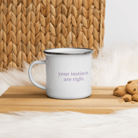 Instincts - Enamel Mug