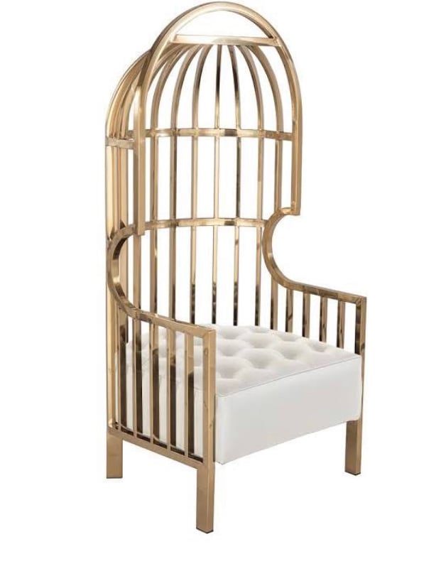 Image of Bird Cage Throne Chair