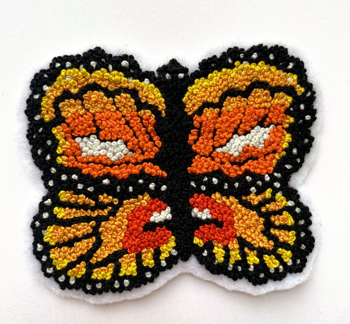 Hand Embroidered Butterfly Patches – Midnight Sun