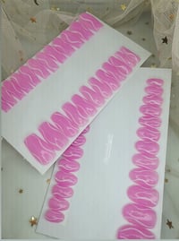 Image 2 of Pink Jelly Waves Press On Collection (24 Set)