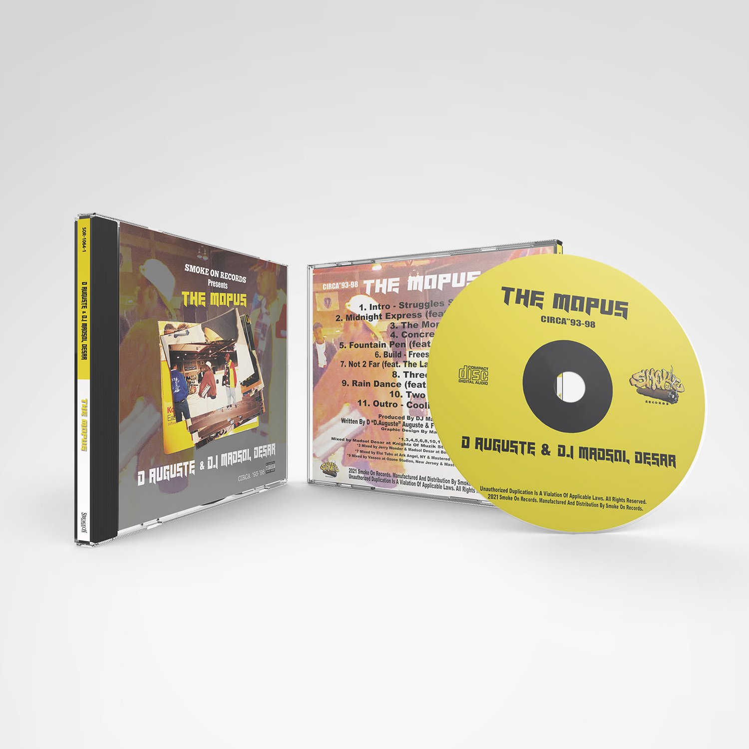 Image of D.Auguste & Dj Madsol Desar - The Mopus CD