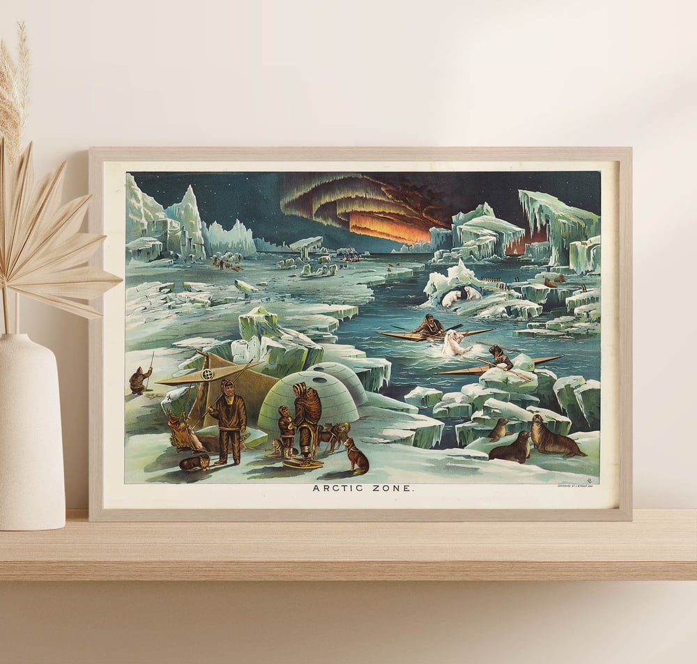 Arctic Zone - Geographical Climate Art Print Poster