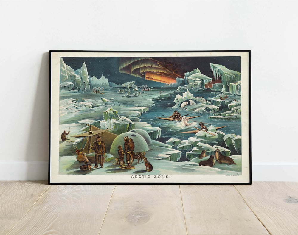 Arctic Zone - Geographical Climate Art Print Poster