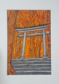 Image 3 of Torii gate, autumn colours