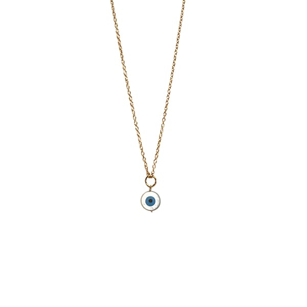 Image of Eye Charm Gold Filled Necklace 
