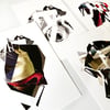 Postcard Set: Erasures by Morphic Rooms