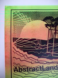Image 2 of ABSTRACTLAND FLUOS Estampe format 29,7cm x 42cm