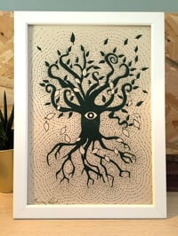Image 2 of TREE OF LIFE noir et beige