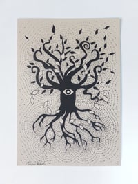 Image 1 of TREE OF LIFE noir et beige