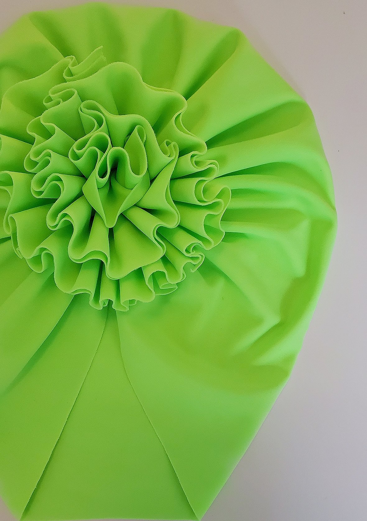 Image of Lime swim turban