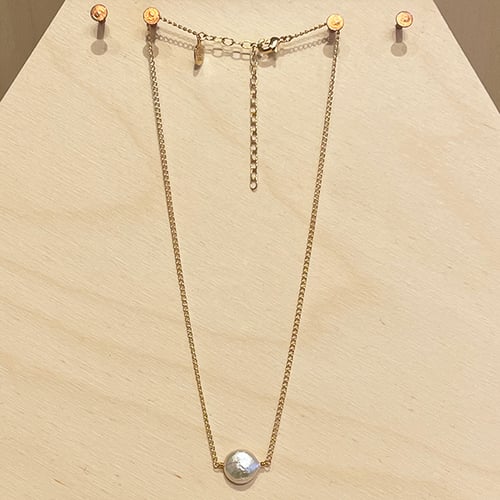 Image of Coin Pearl Necklace