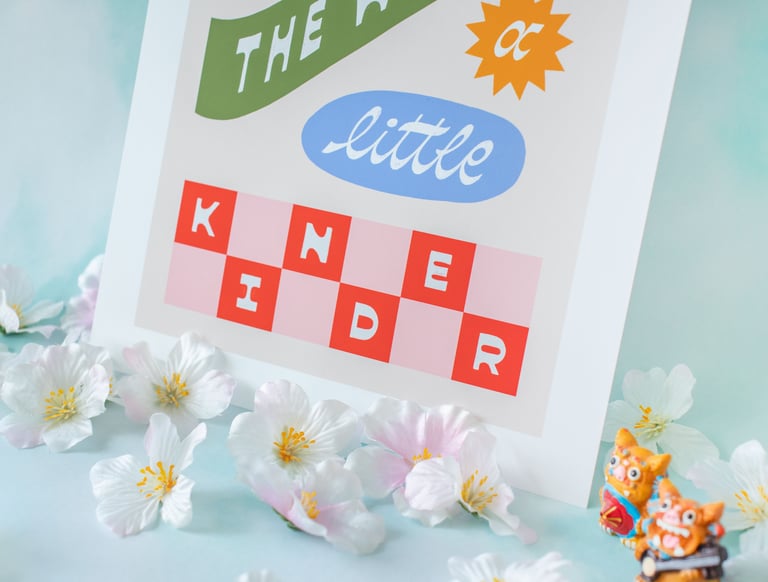 Leave The World Kinder Art Print Image 2