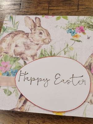 Image of Watercolor Easter Bunnies