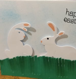 Image of Three Easter Bunnies