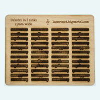 Image 1 of 2mm Scale Black powder era formations for 25mm wide bases