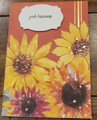 Image 1 of Sunflowers- Just Because- **Ukrainian Refugee Fundraiser**