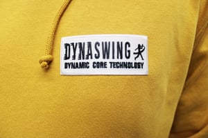 Image of Dynaswing Adult Unisex Logo Patch Hoodie- Ginger