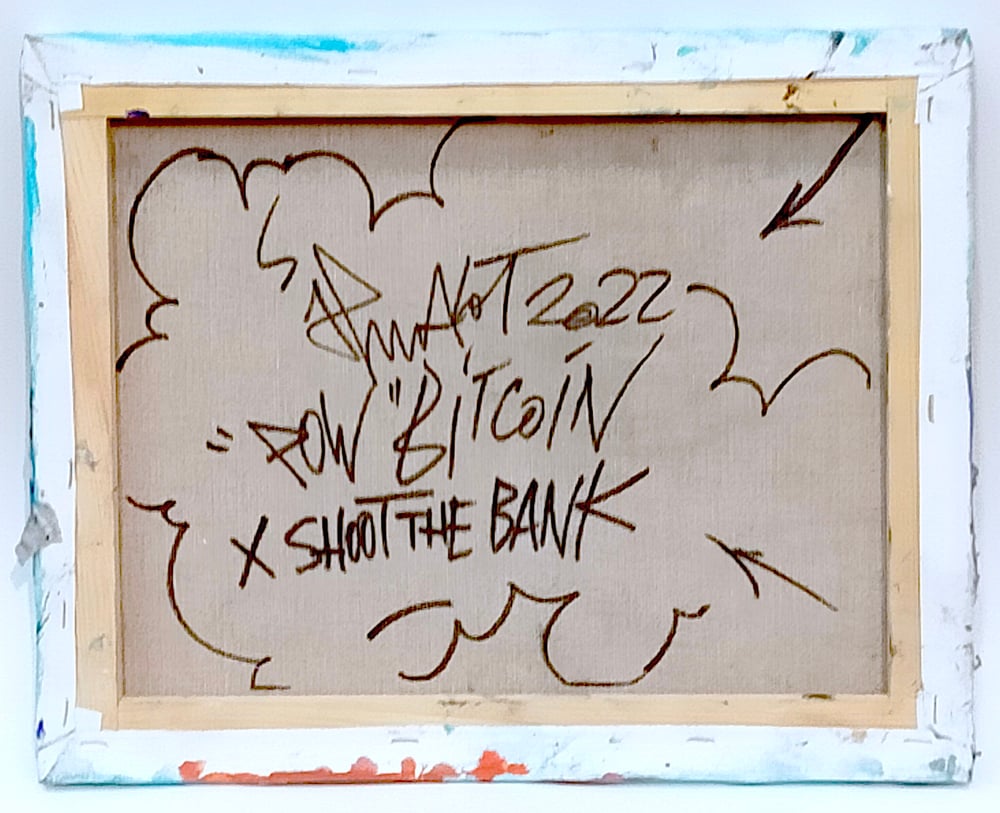 POW! BITCOIN SCULPTURE X SHOOTTHEBANK 2022