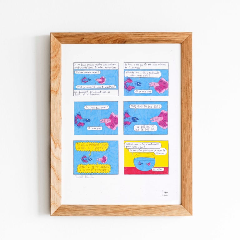 Print Strip Club - Poissons combattants