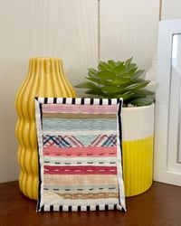 Image 4 of Scraps No. 10 - Tiny Handsewn Art Quilt 
