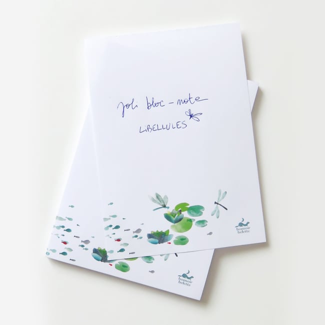 Bloc-note Libellules