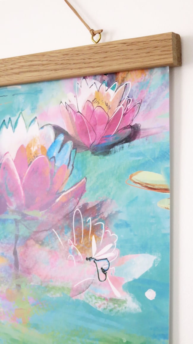 Affiches et porte-affiches Libellules