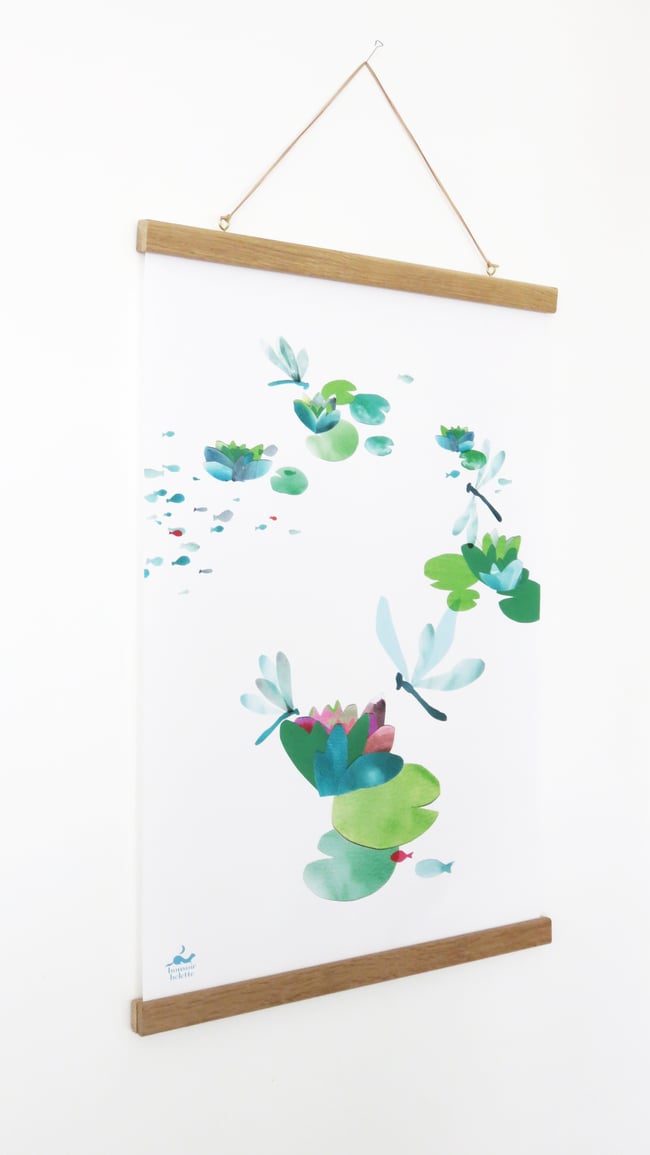 Affiches et porte-affiches Libellules