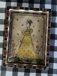 Image 2 of Pen and Ink distinguished Lady.  One of a kind 