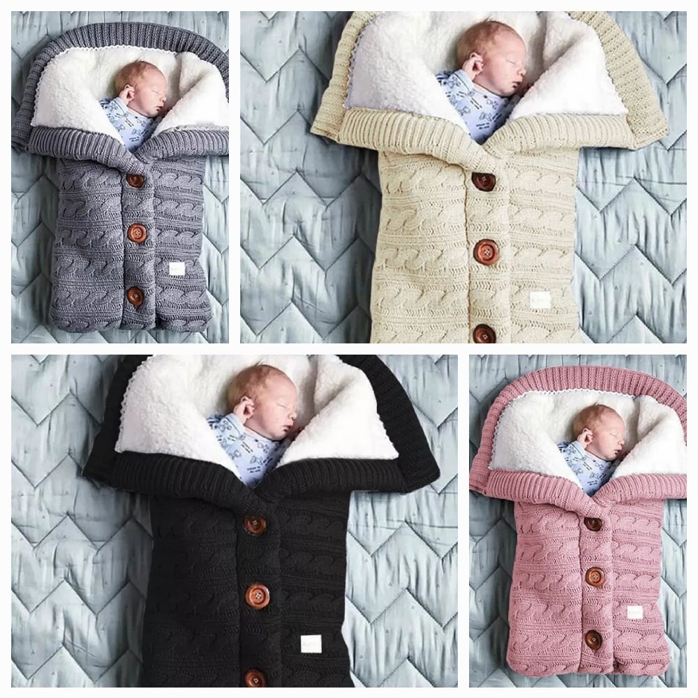 Double Layer Knitted Baby Blanket! ForestBlanketCo