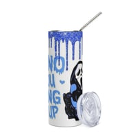 No You Hang up (Blue Glitter) Stainless Steel Tumbler 