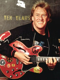 Image 4 of  Alvin Lee guitar stickers Ten Years After Gibson Big Red ES-335 Custom decal Saguitar set 10 