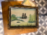 Image 1 of Restful landscape with silhouette of a ship