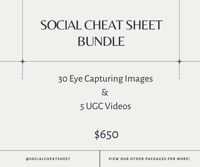 Social Cheat Sheet Bundle 