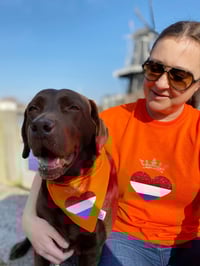 Image 3 of Koningsdag Heart Bandana 