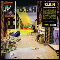 G.B.H. - "City Baby Attacked By Rats" (Splatter Vinyl) Lp
