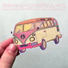 Hippie Van Sticker