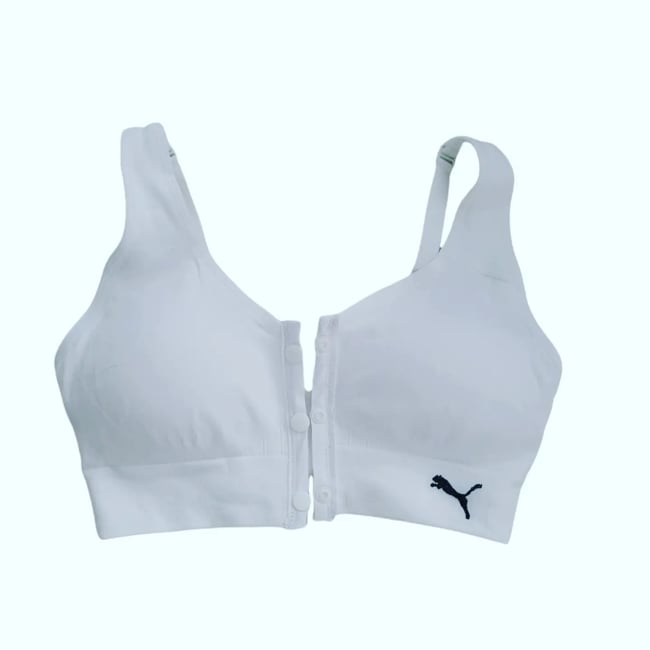 Adapted button up adult Sports Bras