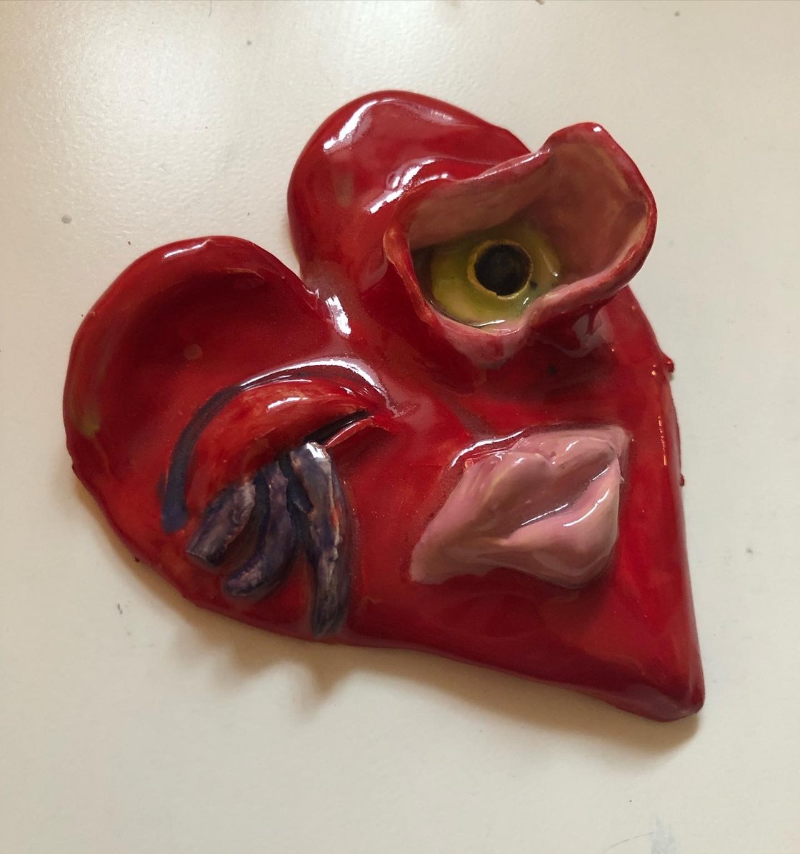 Image of Achy Breaky Heart Ceramic Paperweight