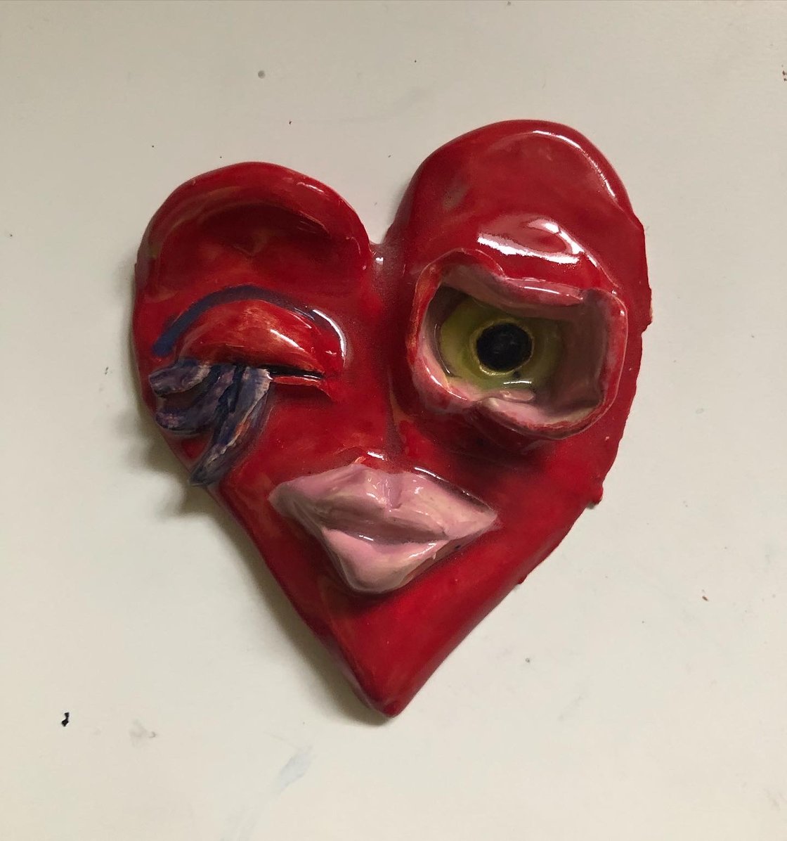 Image of Achy Breaky Heart Ceramic Paperweight