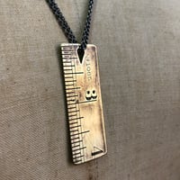Image 3 of vintage ruler necklace