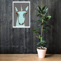 Image 3 of Blue Unicorn Poster 